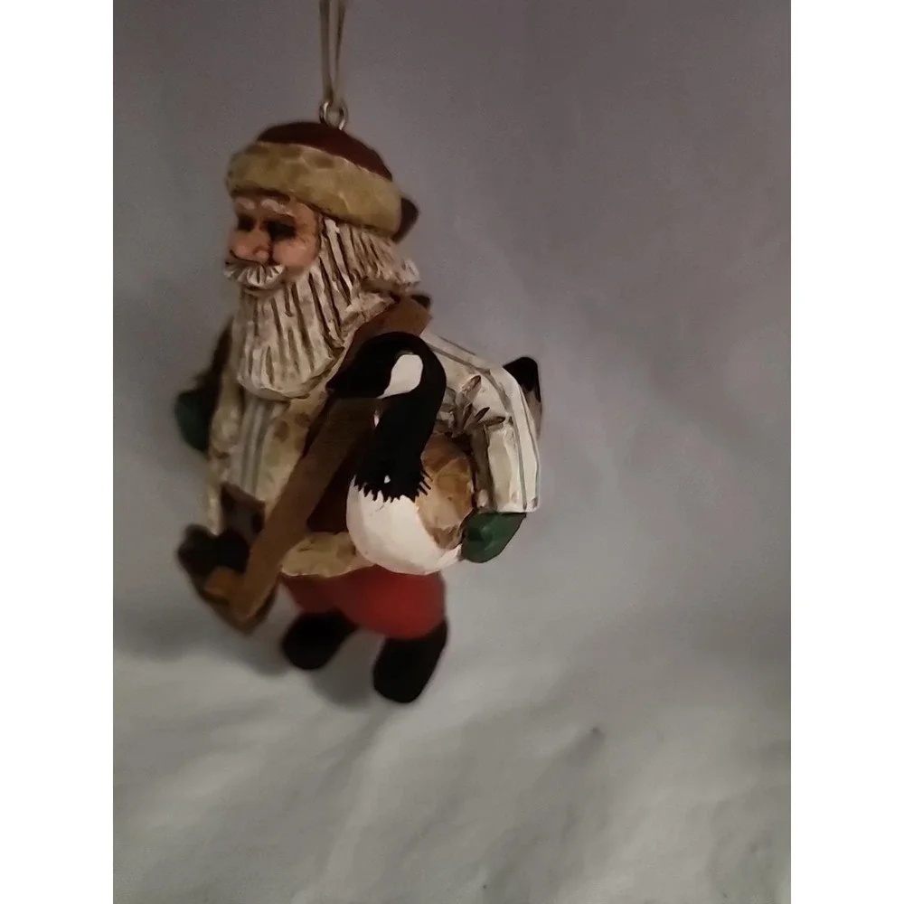 Hallmark Keepsake Ornament 1997 Santa's Merry Path Folk Art American Collection